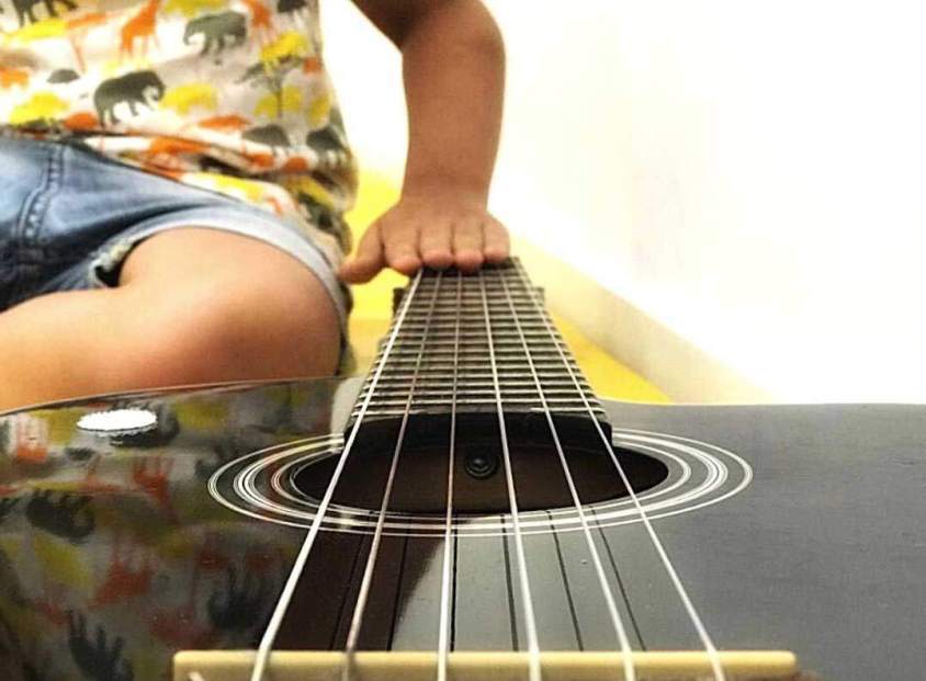 Sesión de musicoterapia infantil